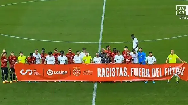 Diakhaby se recusou a participar do ato de La Liga contra racistas, em protesto &agrave; impunidade no caso do qual foi v&iacute;tima