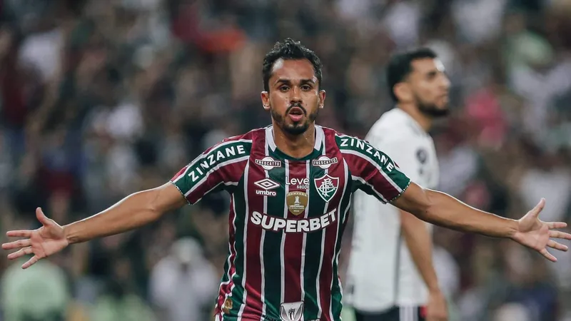 Lima saiu do banco para dar a vit&oacute;ria ao Fluminense na Libertadores - Foto: LUCAS MER&Ccedil;ON / FLUMINENSE F.C.