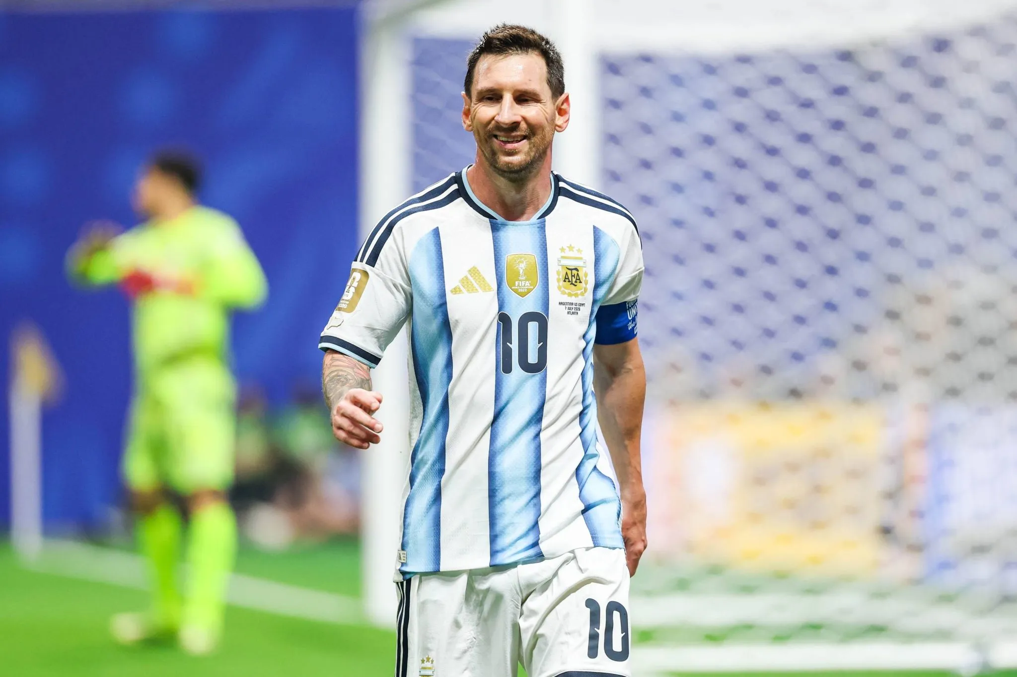 Lionel Messi em Argentina x Egito na Copa do Mundo