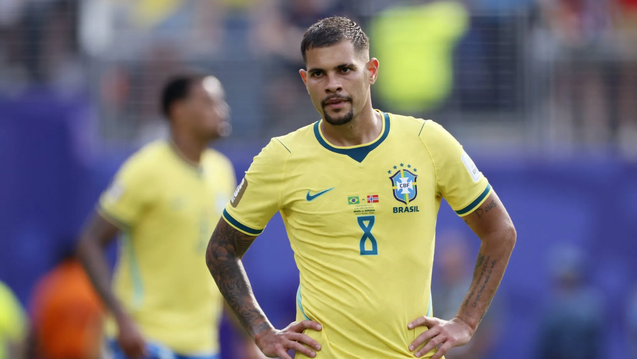 Bruno Guimar&atilde;es em Brasil x Noruega