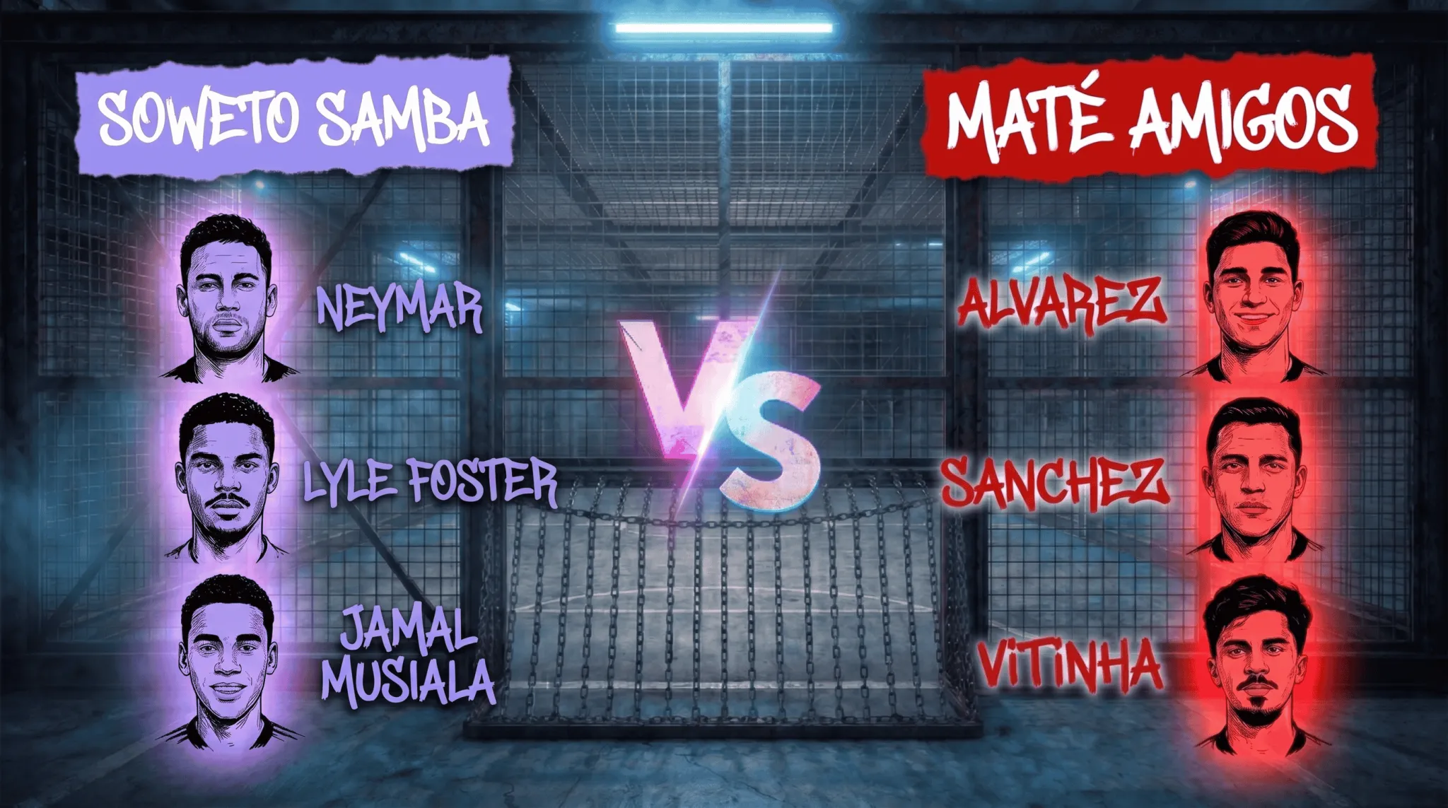 The Cage, Duelo de craques: Vote em Soweto Samba x Mat&eacute; Amigos