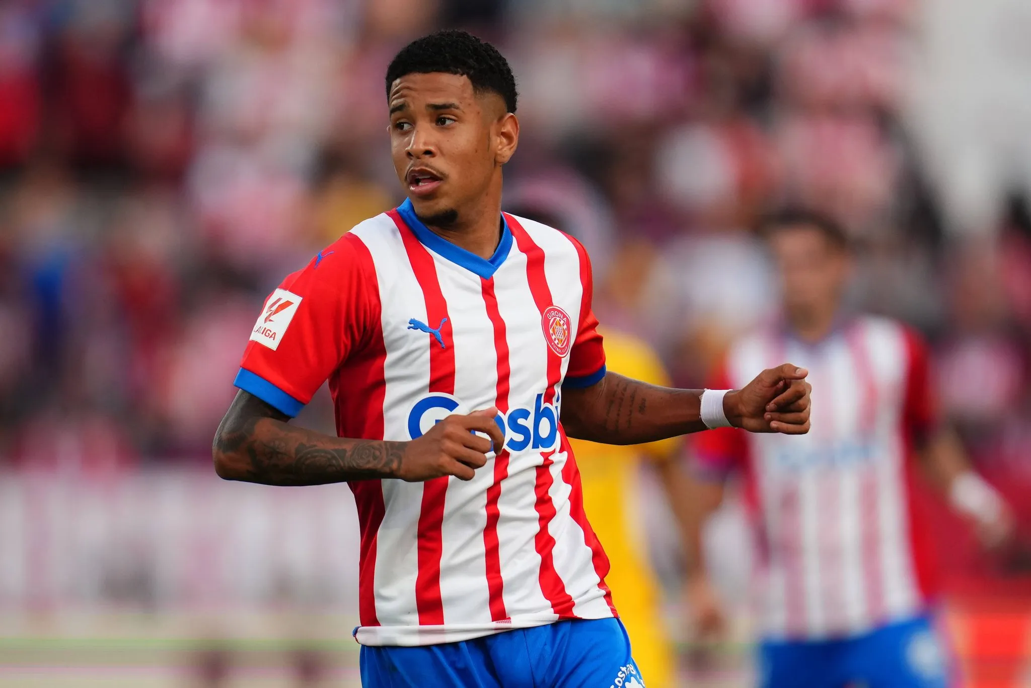 Savinho em a&ccedil;&atilde;o pelo Girona