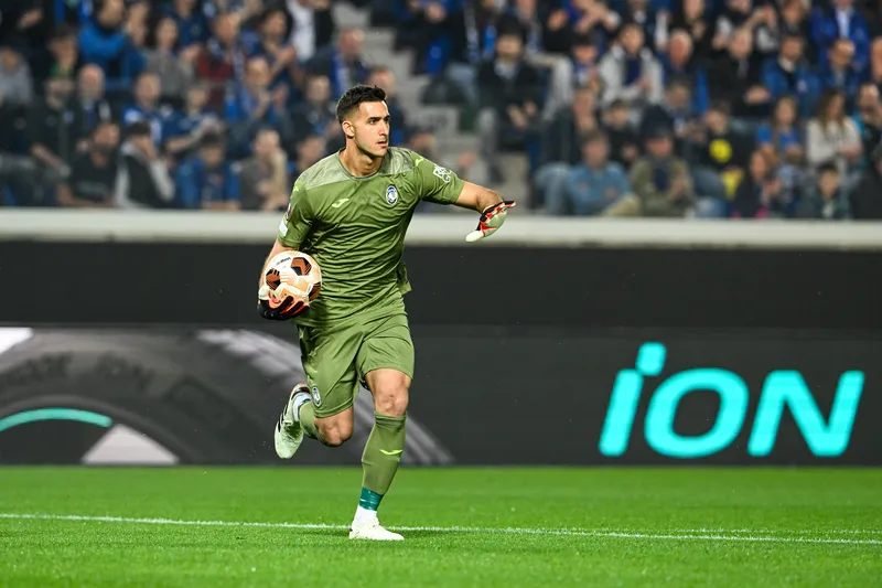 Juan Musso pela Atalanta na temporada 2023/2024. Foto: Icon Sport