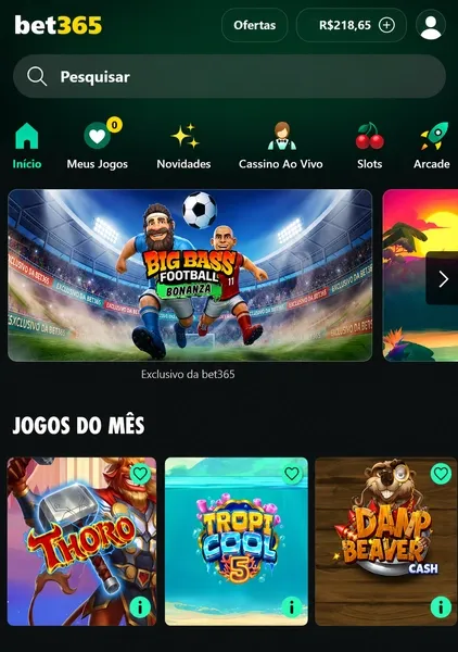 Cassino online da bet365