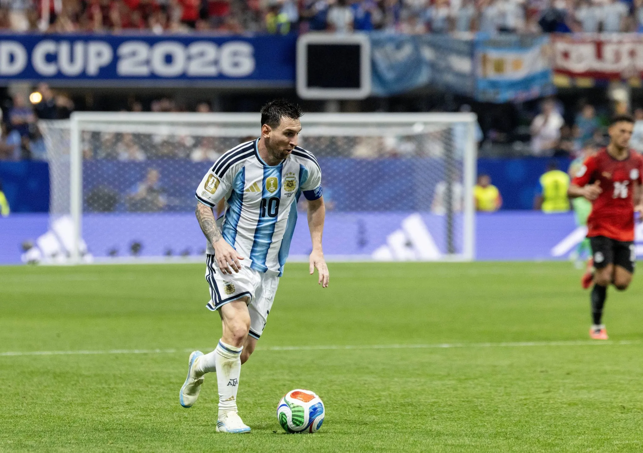 Messi em Argentina x Egito pela Copa do Mundo 