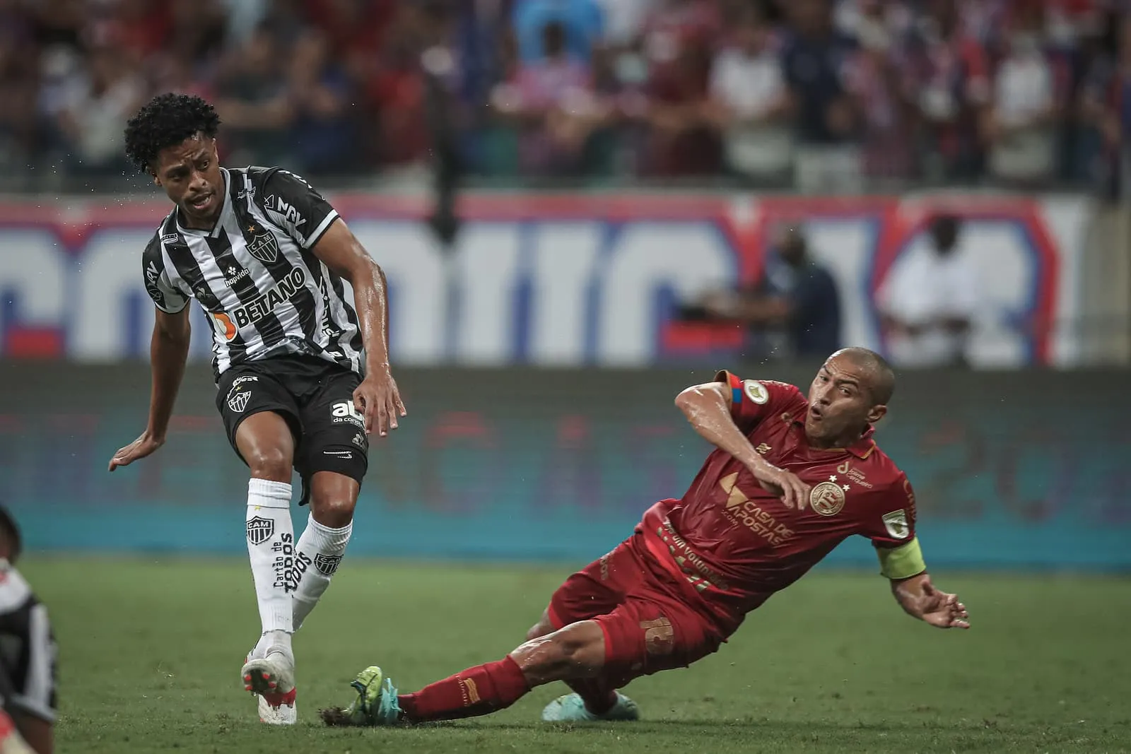 Keno em a&ccedil;&atilde;o contra o Bahia em 2021