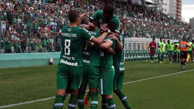 Jogadores da Chapecoense comemoram (Foto: divulga&ccedil;&atilde;o)