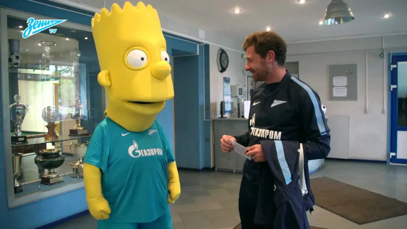 Bart em sua "apresenta&ccedil;&atilde;o" no Zenit (Reprodu&ccedil;&atilde;o)