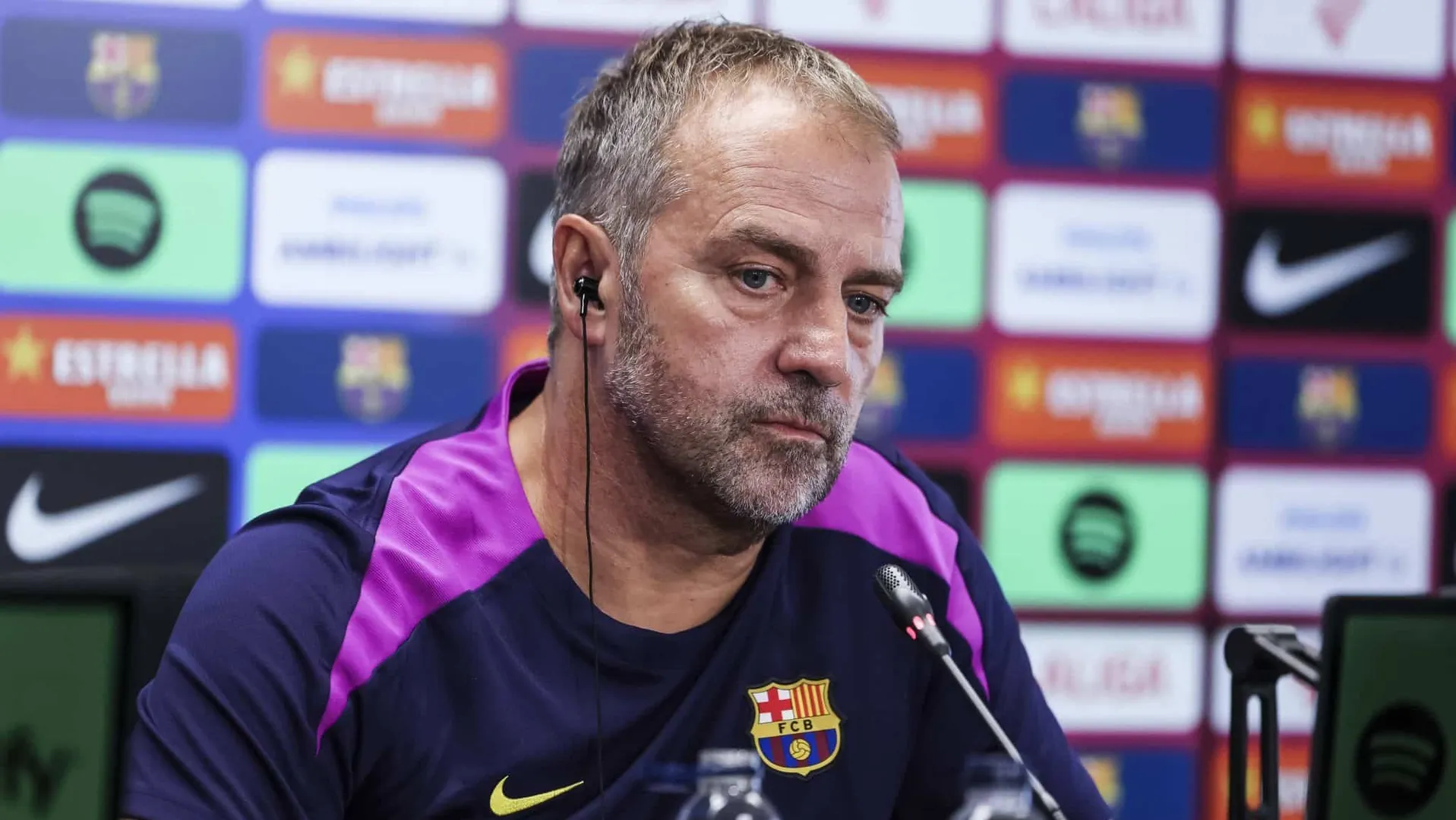 Hansi Flick, t&eacute;cnico do Barcelona (Foto: Imago)