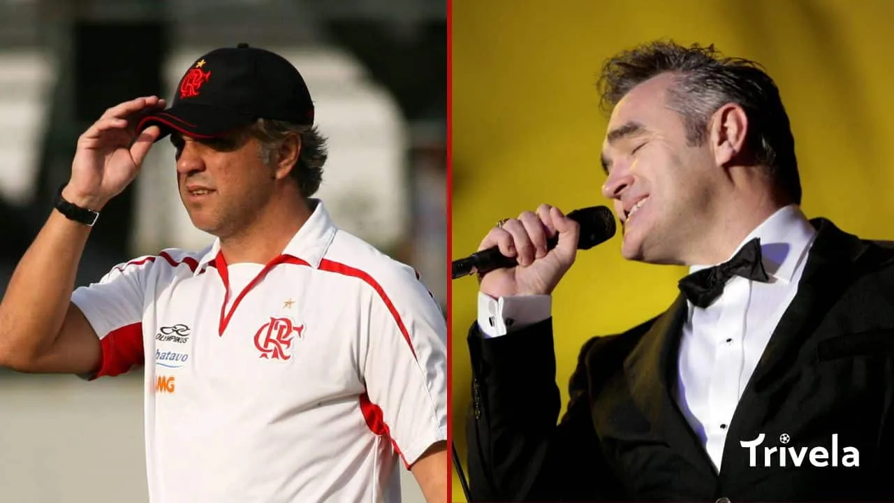 Quando a dupla de zaga do Flamengo pulou o muro do vocalista da banda de rock The Smiths