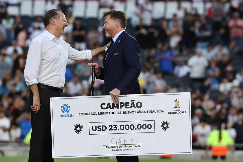 Botafogo somou quase R$ 200 milh&otilde;es em premia&ccedil;&atilde;o na Copa Libertadores (Foto: Icon Sport)