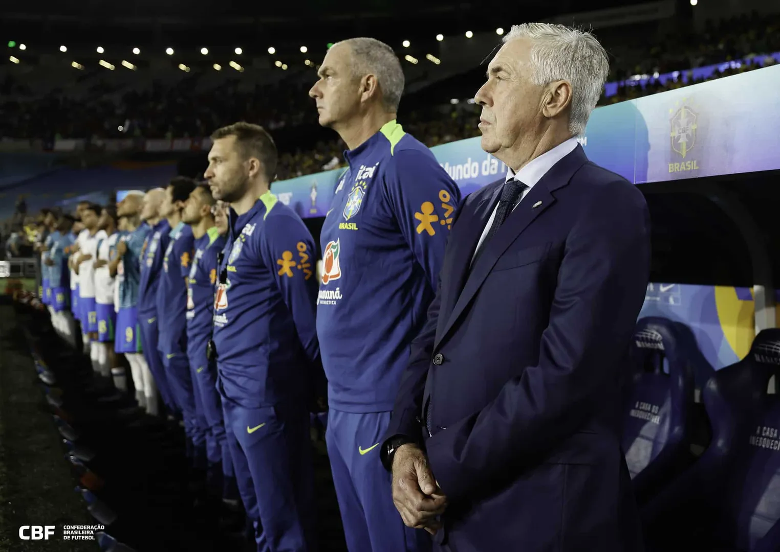 Carlo Ancelotti, t&eacute;cnico da sele&ccedil;&atilde;o brasileira