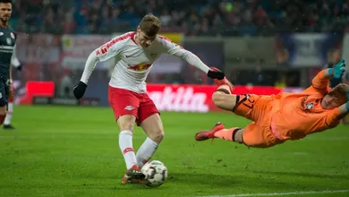 De volta &agrave; melhor forma, Werner mostrou o que sabe com dois refinados gols na rodada