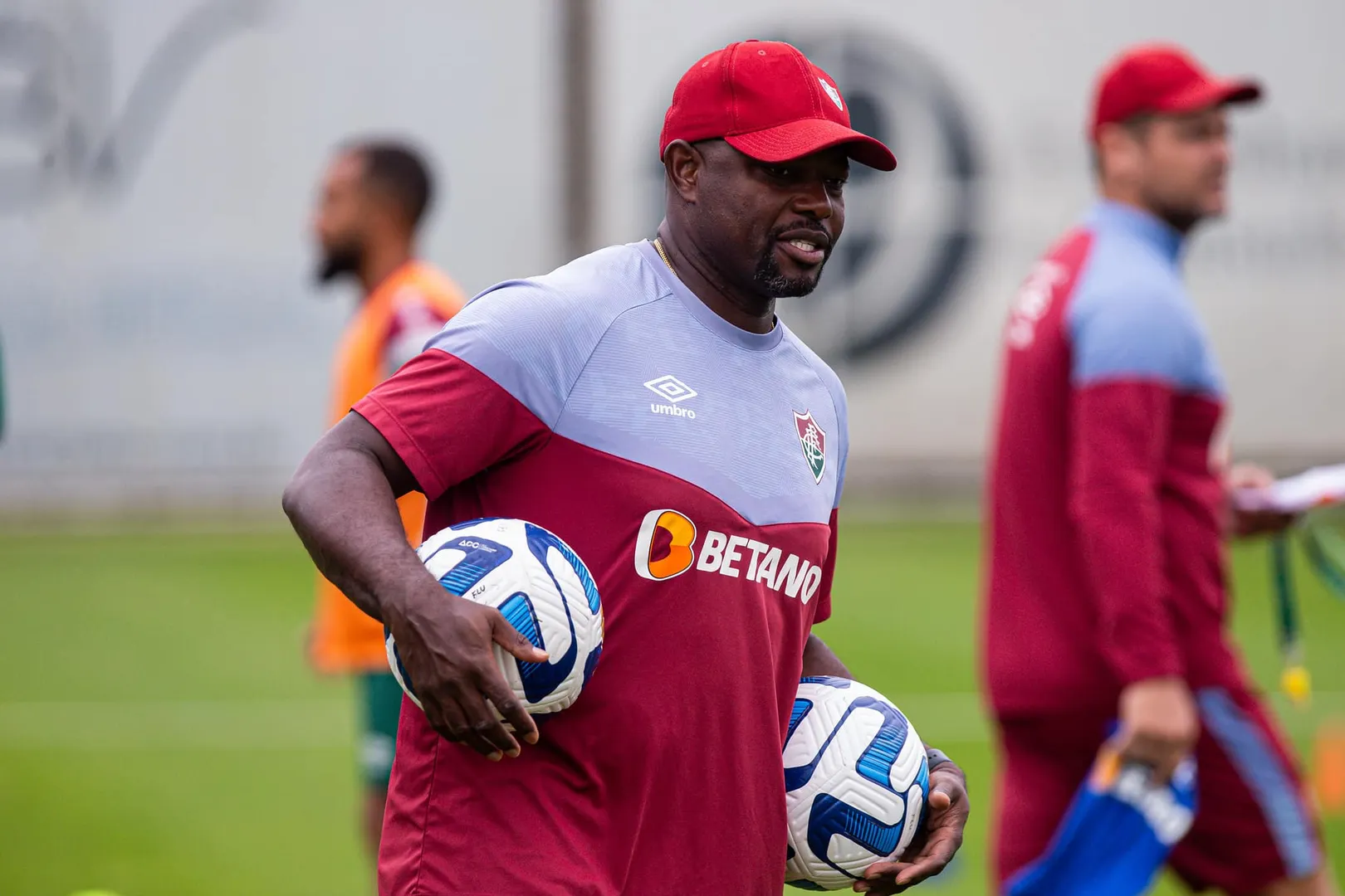 Marc&atilde;o comanda o Fluminense na aus&ecirc;ncia de Fernando Diniz na prepara&ccedil;&atilde;o para a final da Libertadores - Foto: Marcelo Gon&ccedil;alves/Fluminense FC