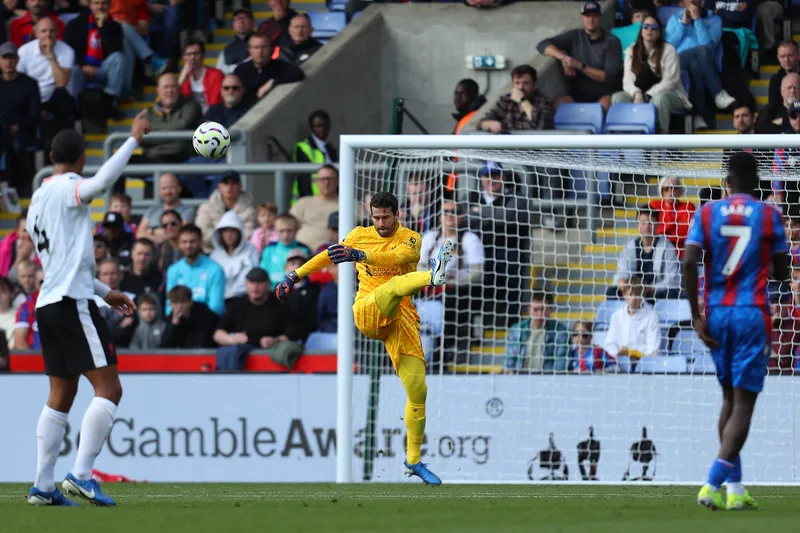 Alisson, goleiro do Liverpool. Foto: Imago