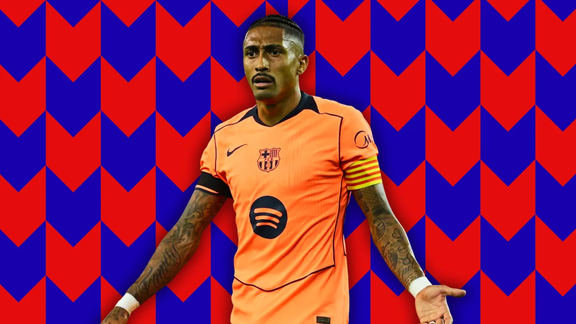 Barcelona: Ap&oacute;s &lsquo;trauma&rsquo; com sele&ccedil;&atilde;o brasileira, Flick muda estrat&eacute;gia para Raphinha