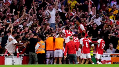 Martinelli quebrou o impasse e deu ao Arsenal uma rara vit&oacute;ria sobre o Manchester City