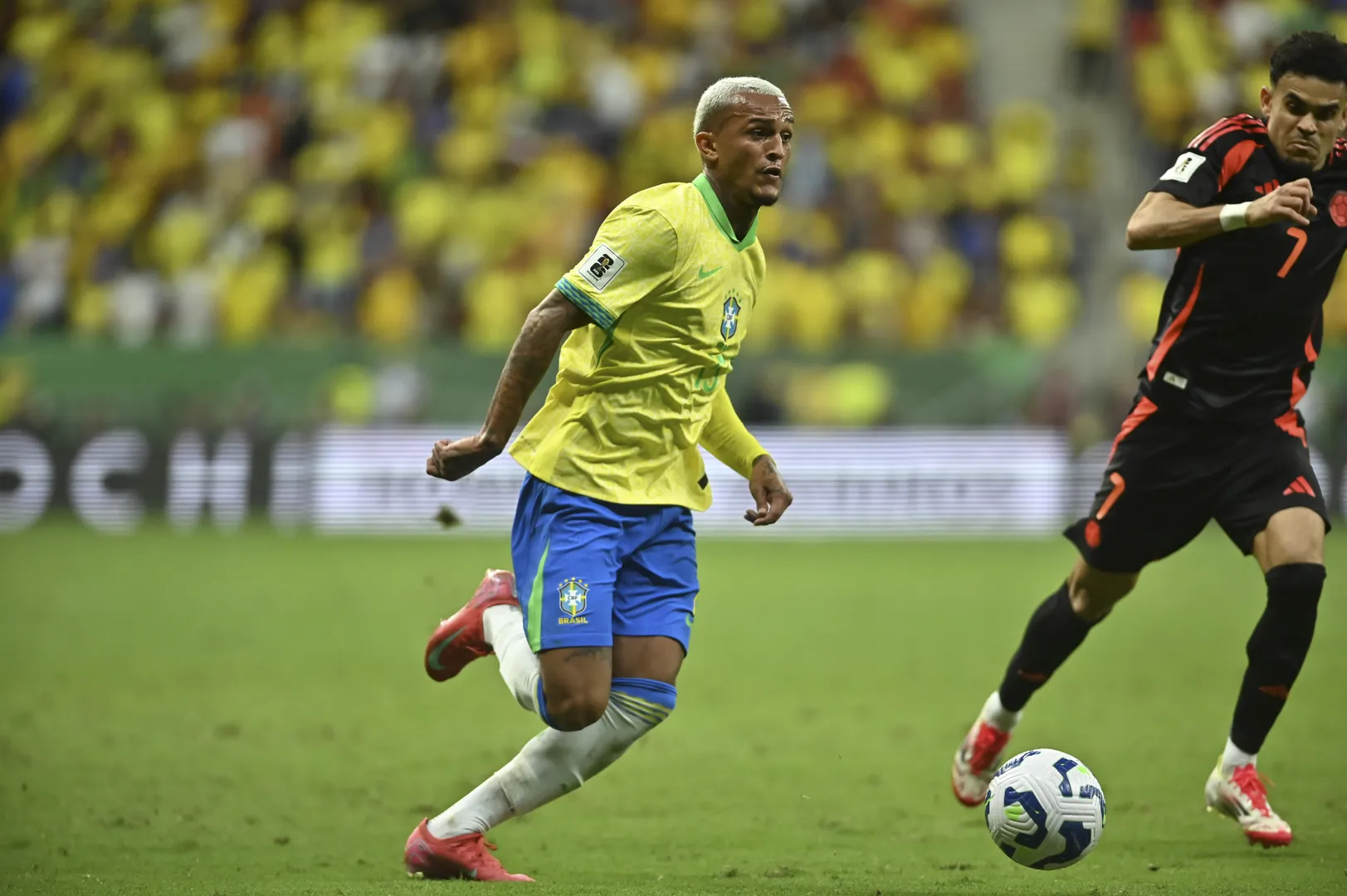 Wesley, em sua estreia pela sele&ccedil;&atilde;o brasileira