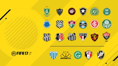 FIFA 17 ter&aacute; 23 clubes brasileiros, com 18 da S&eacute;rie A e cinco da S&eacute;rie B