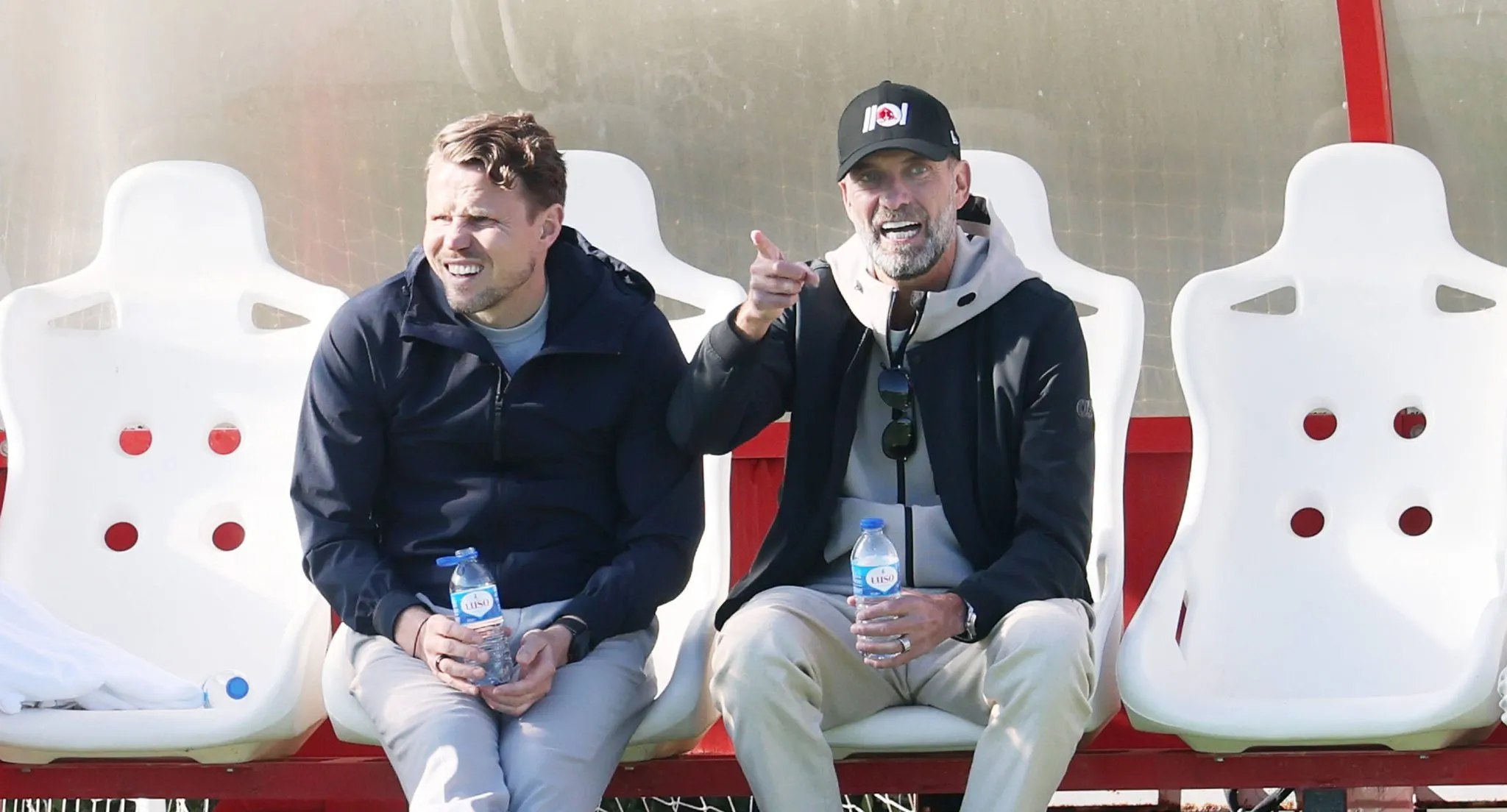 Klopp, chefe das opera&ccedil;&otilde;es globais de futebol da Red Bull, em visita ao centro de treinamento do RB Leipzig
