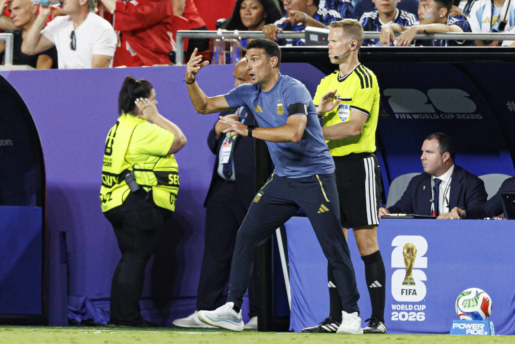 Lionel Scaloni em Argentina x Su&iacute;&ccedil;a