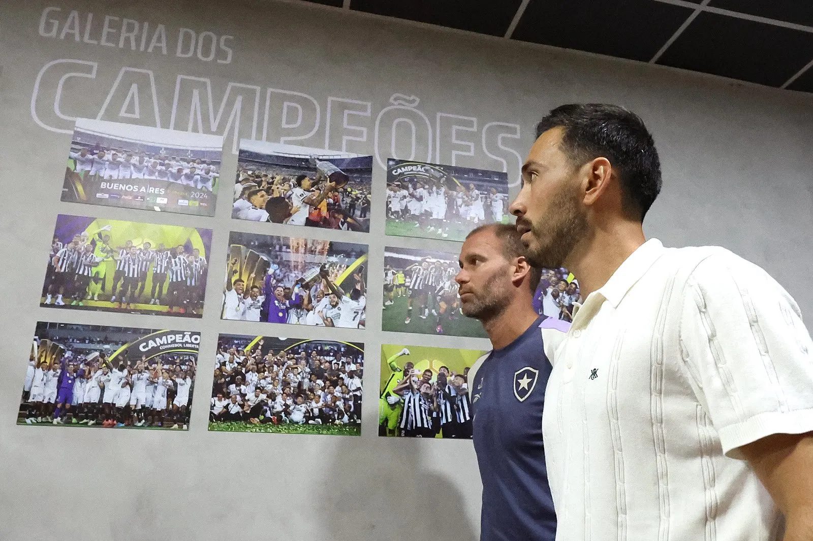 Davide j&aacute; conheceu o CT do Fluminense (Foto: Vitor Silva/Botafogo)