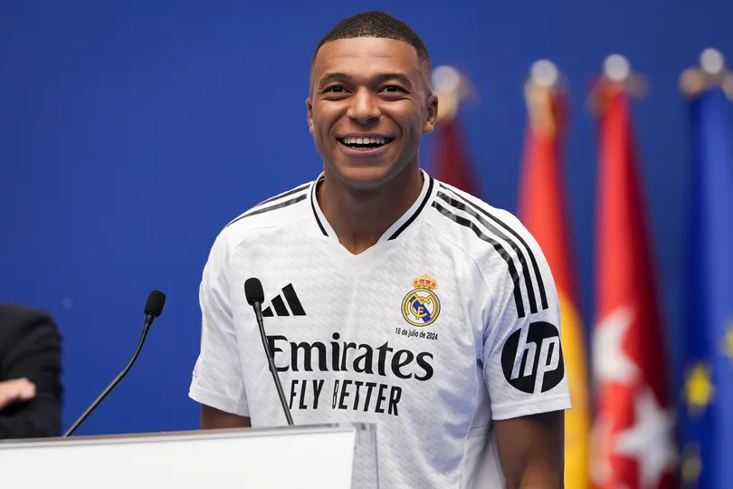 Avaliado em 180 milh&otilde;es de euros, Kylian Mbapp&eacute; assinou com o Real Madrid como free agent. Foto: Icon Sport