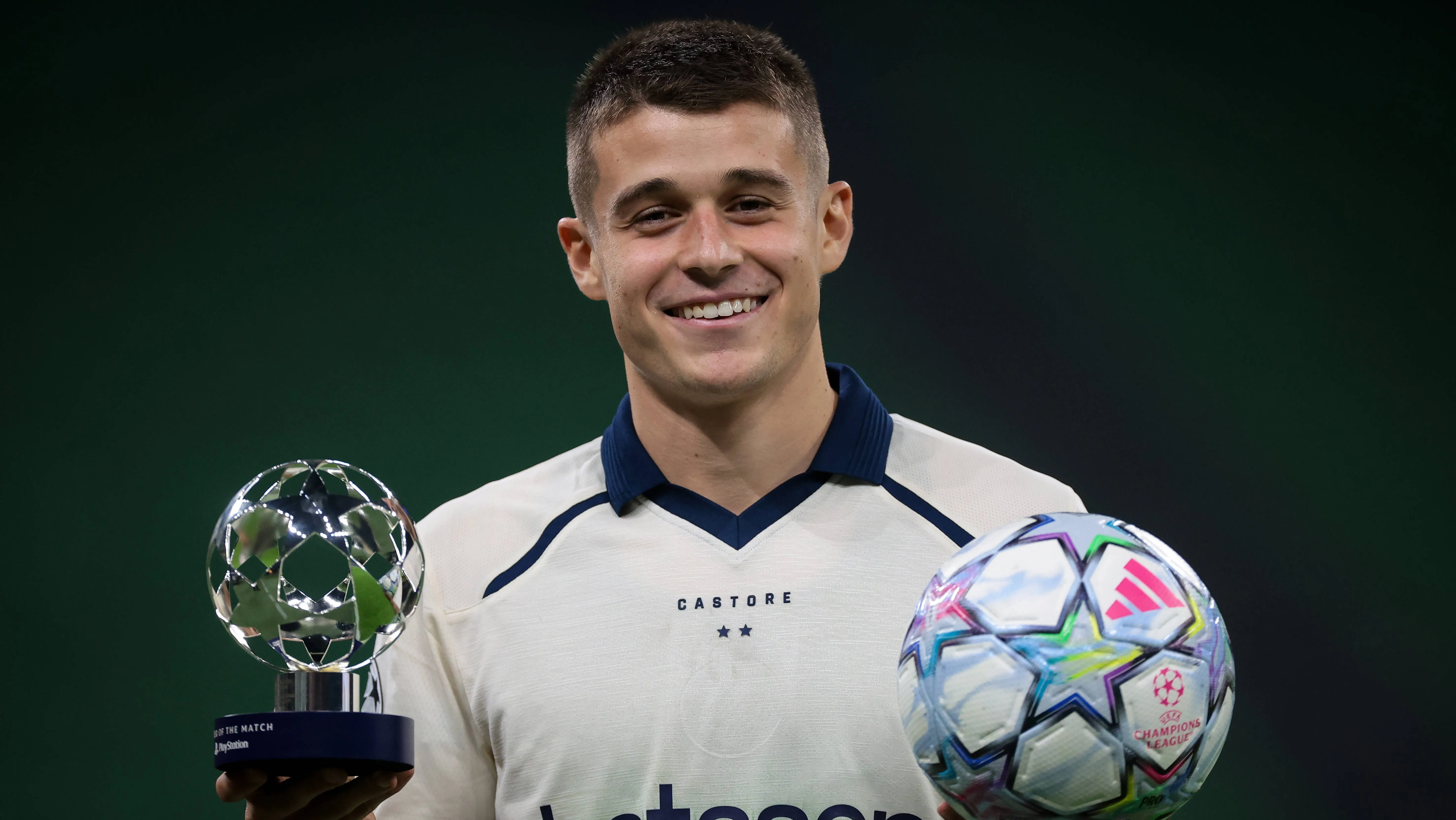 Nicolò Tresoldi marcou três vezes contra a Inter