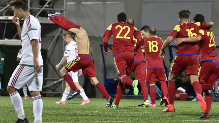 Ap&oacute;s 66 jogos oficiais sem vit&oacute;ria, Andorra bate Hungria, no maior resultado da sua hist&oacute;ria