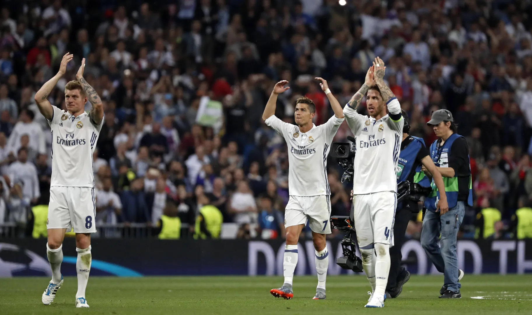 Madrid Spain 02 04 2017 UEFA Champions League 2016 17 Season Halbfinale Real Madrid Atletico