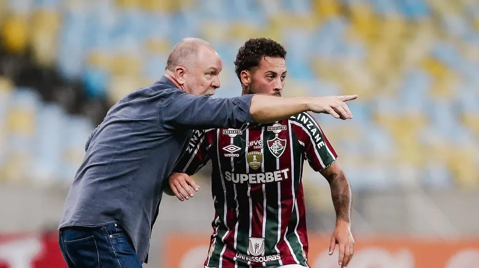 Guga voltou a ser utilizado com Mano Menezes e aumentou n&iacute;vel de competitividade do Fluminense - Foto: Lucas Mer&ccedil;on/Fluminense FC
