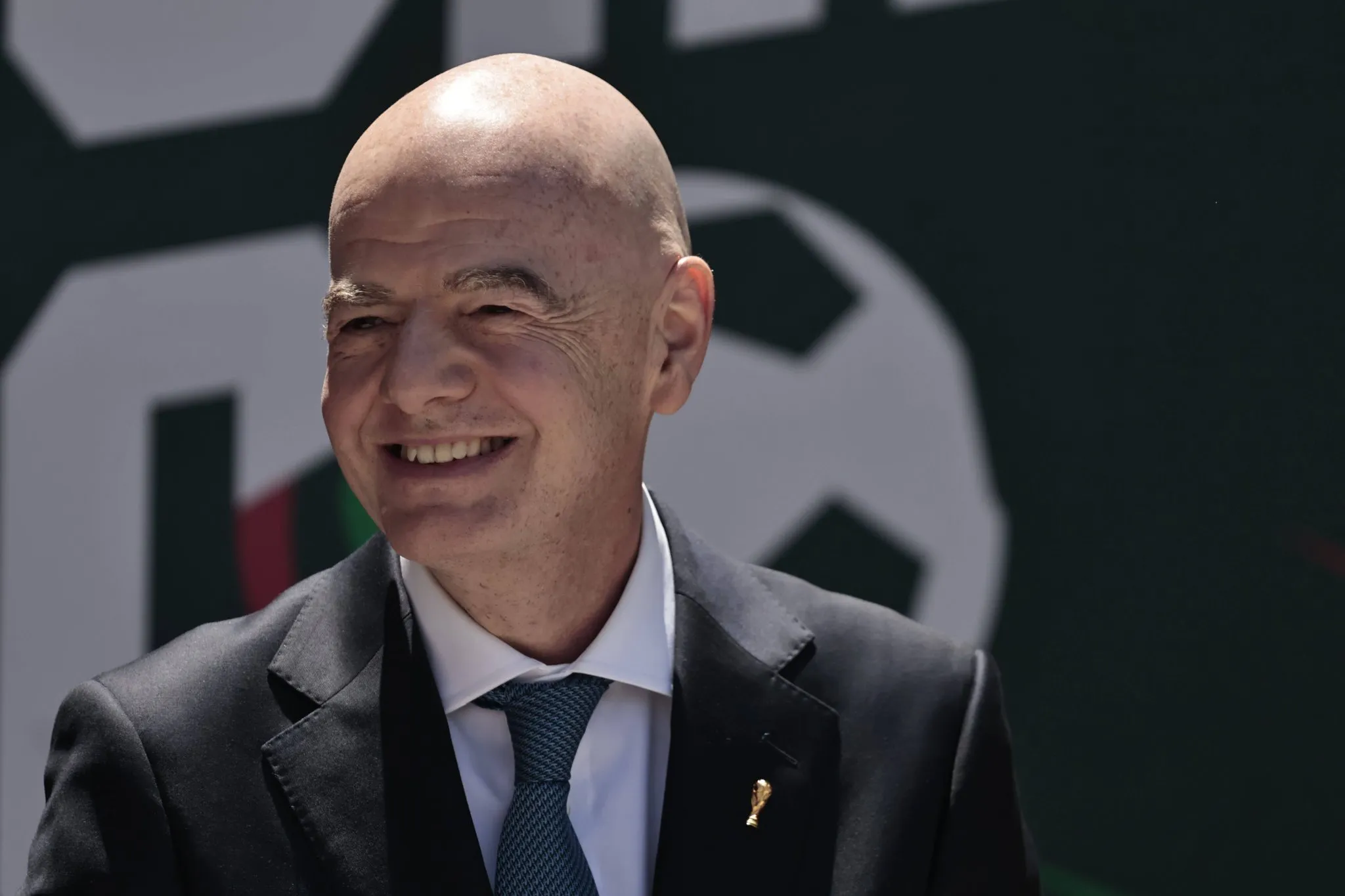 O presidente da Fifa, Gianni Infantino, em evento da Copa do Mundo
