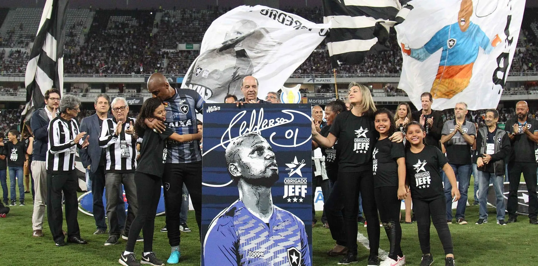 Jefferson se vai como leal representante do orgulho ao Botafogo, algo ainda mais not&aacute;vel que seu talento