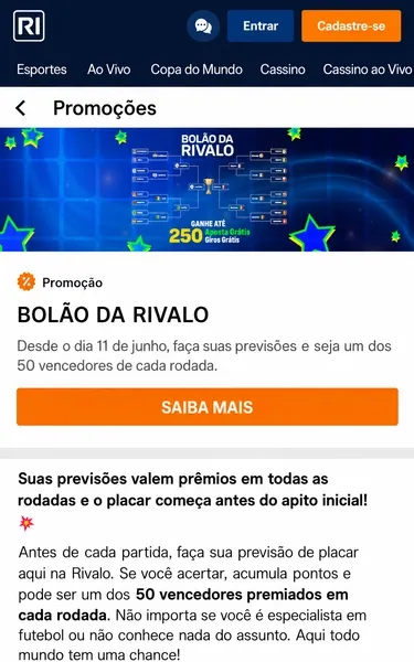 Bol&atilde;o da Rivalo na Copa do Mundo 2026