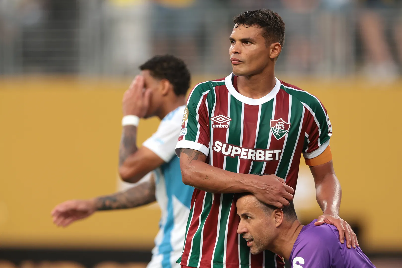 Thiago Silva e F&aacute;bio no Fluminense (Foto: IMAGO / Sportimage)