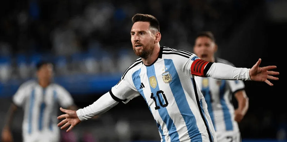 Lionel Messi pela argentina