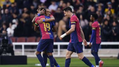Em &lsquo;dia de Messi&rsquo; de Lamine Yamal, Raphinha se irrita e Lewandowski d&aacute; vit&oacute;ria ao Barcelona