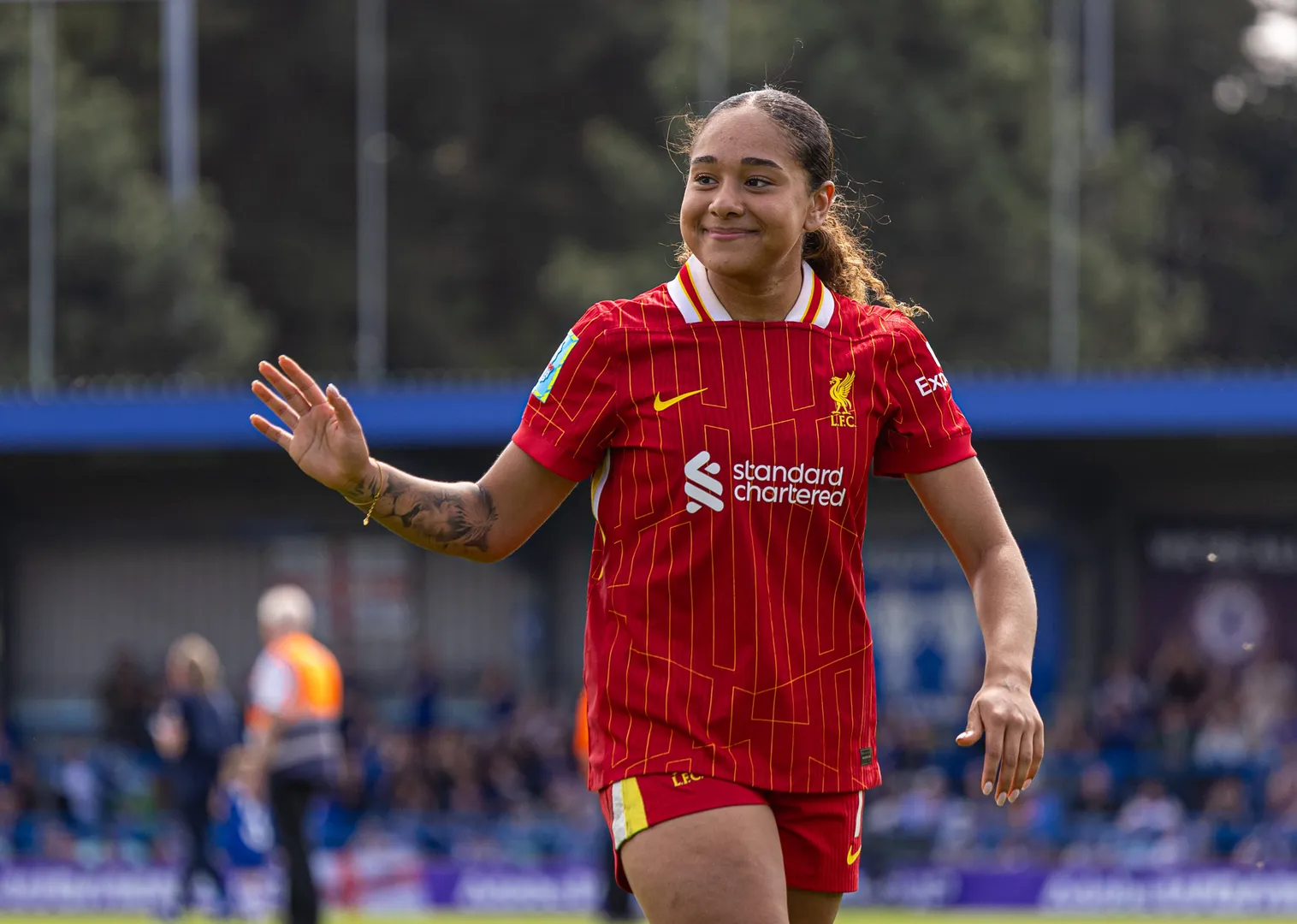 Olivia Smith em atua&ccedil;&atilde;o pelo Liverpool (Foto: IMAGO / Propaganda Photo)