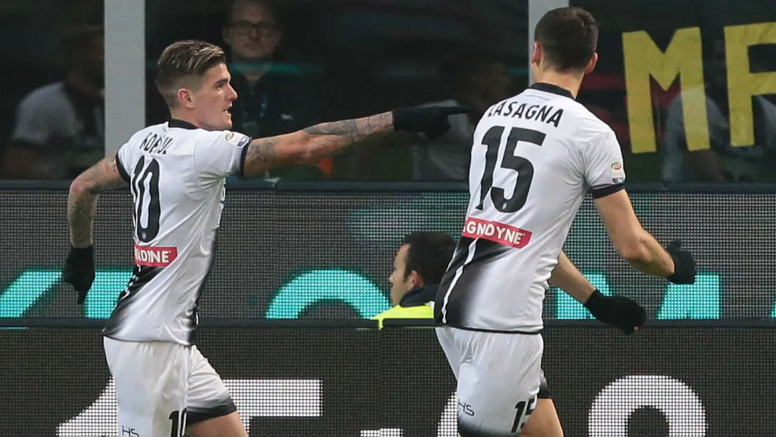 Fim da invencibilidade: Udinese imp&otilde;e primeira derrota da Inter na Serie A