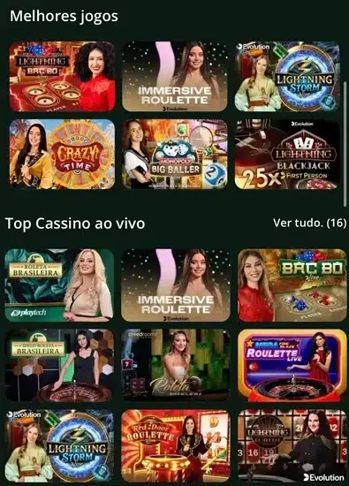 Captura de tela da p&aacute;gina de cassino na Segurobet