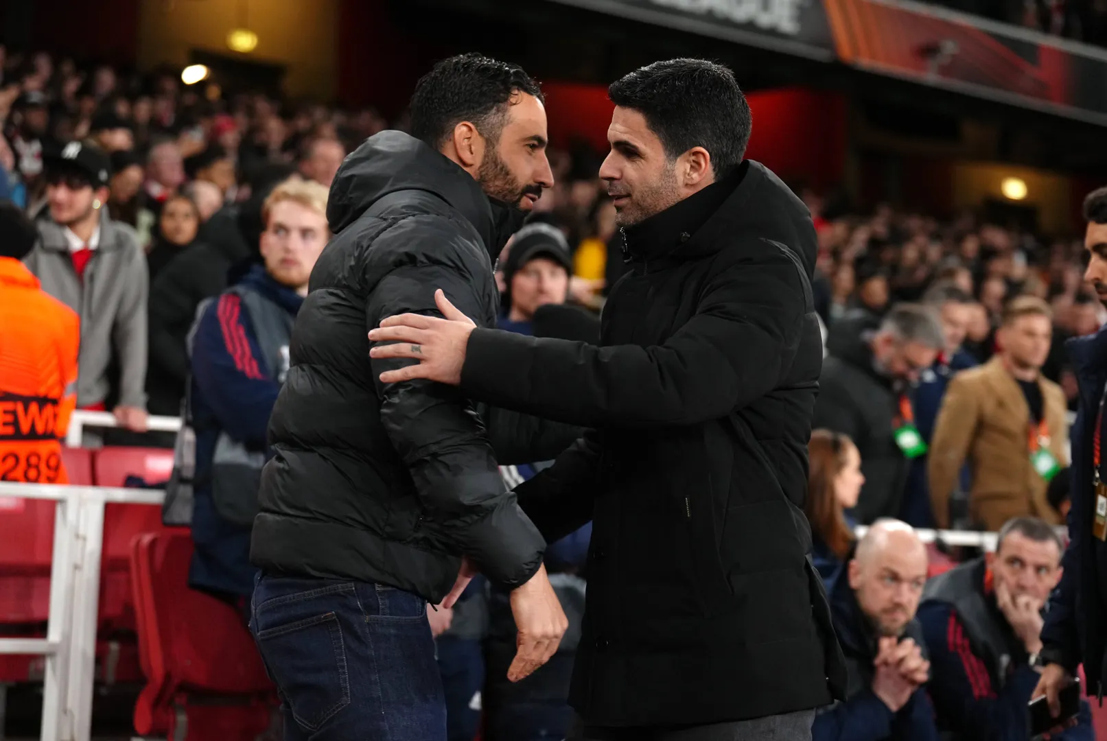 Arteta Amorim Manchester United Arsenal Sporting