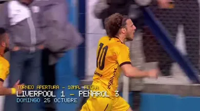 Diego Forl&aacute;n fez uma jogada&ccedil;a na vit&oacute;ria do Pe&ntilde;arol no Campeonato Uruguaio
