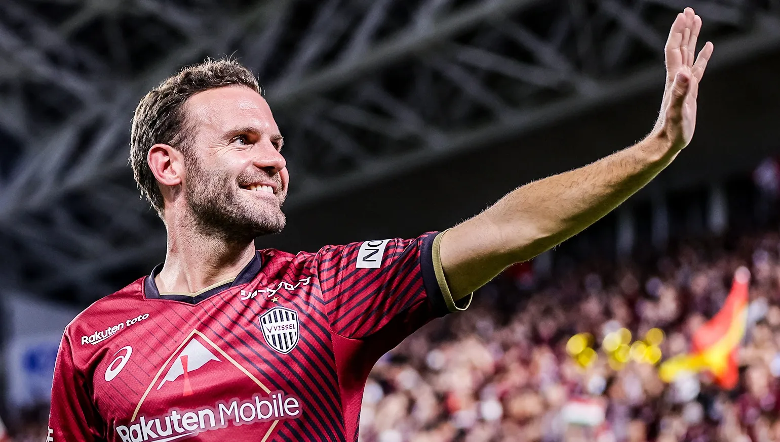Juan Mata deixa Vissel Kobe com 11 minutos em campo e um t&iacute;tulo