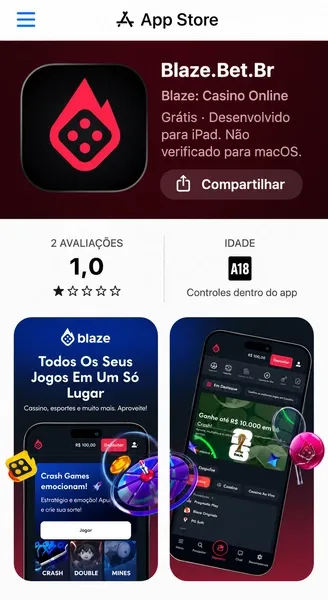Aplicativo Blaze, dispon&iacute;vel para download Android e iOS