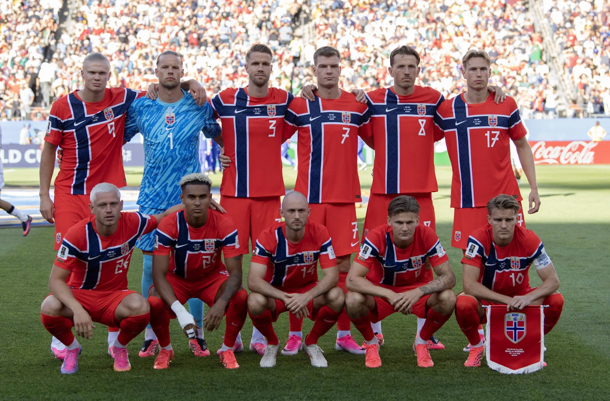 Sele&ccedil;&atilde;o norueguesa perfilada