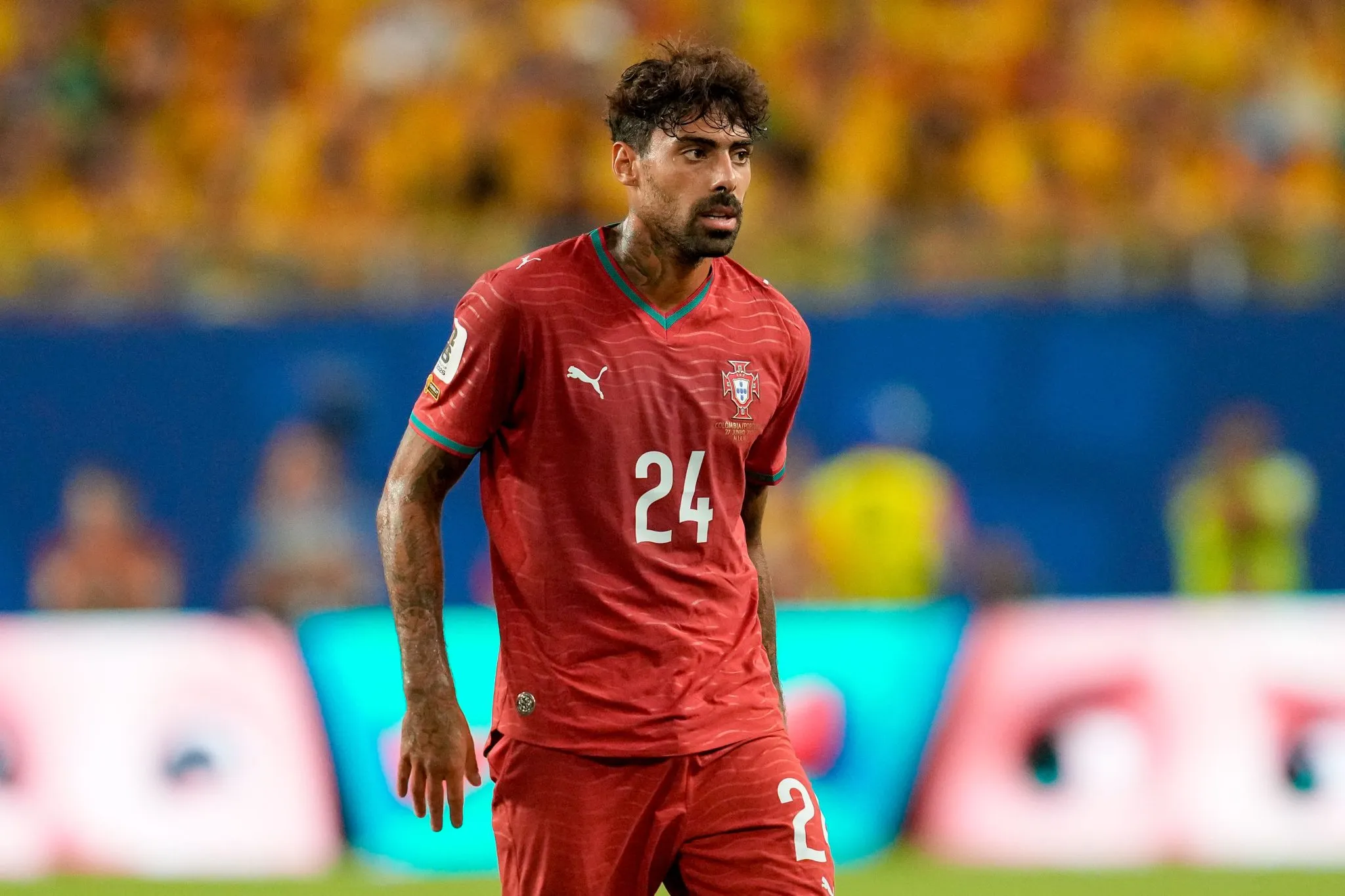 Samu Costa jogou a Copa do Mundo por Portugal. Foto: GSI/Icon Sport