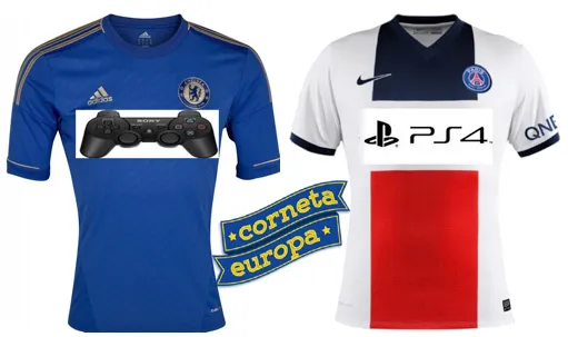 Chelsea x PSG: o confronto Playstation