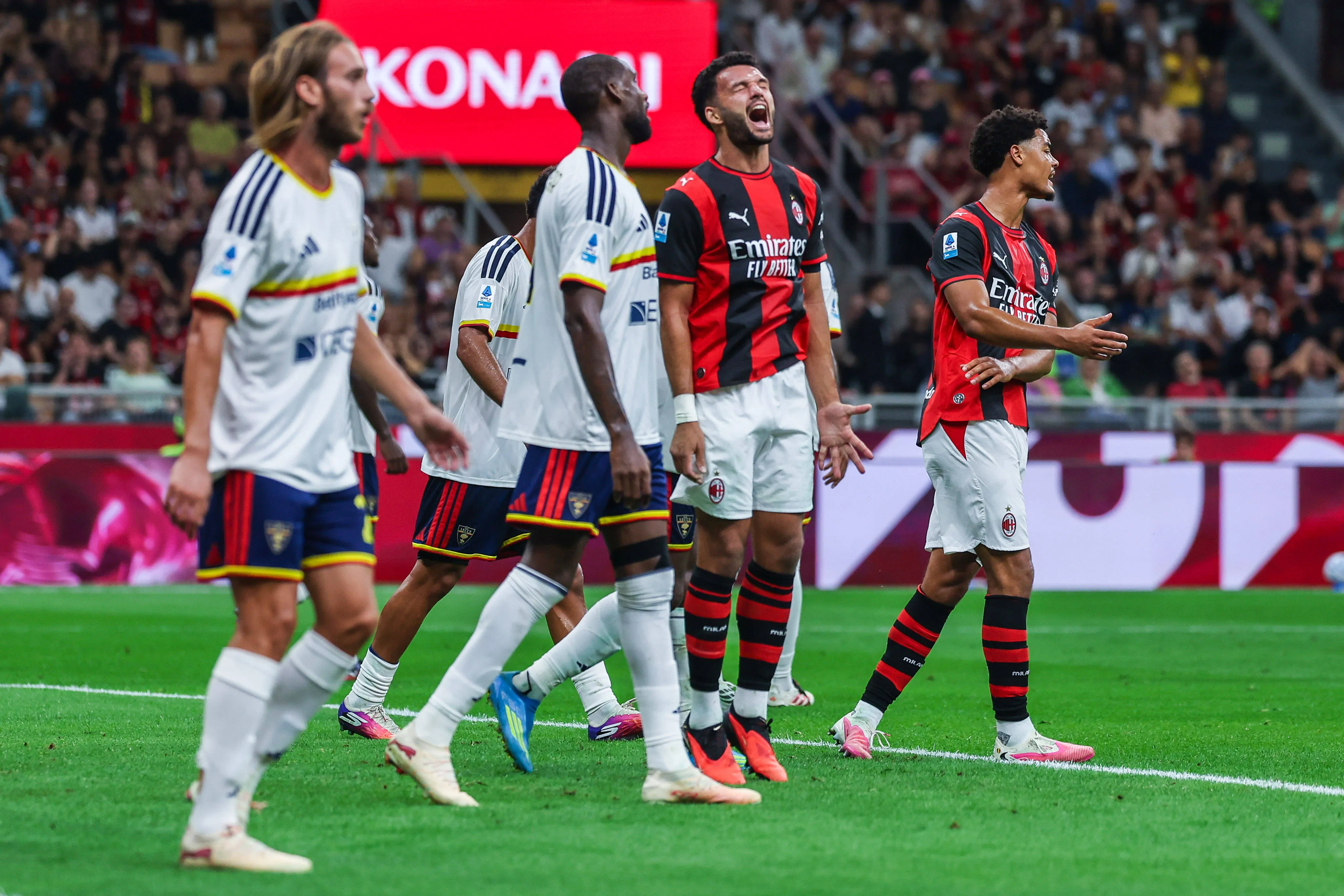 Gonçalo Ramos durante partida entre Milan e Lecce (Foto: IMAGO / Beautiful Sports International)