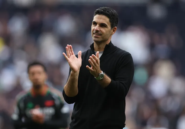 Mikel Arteta, t&eacute;cnico do Arsenal. Foto: Icon Sport