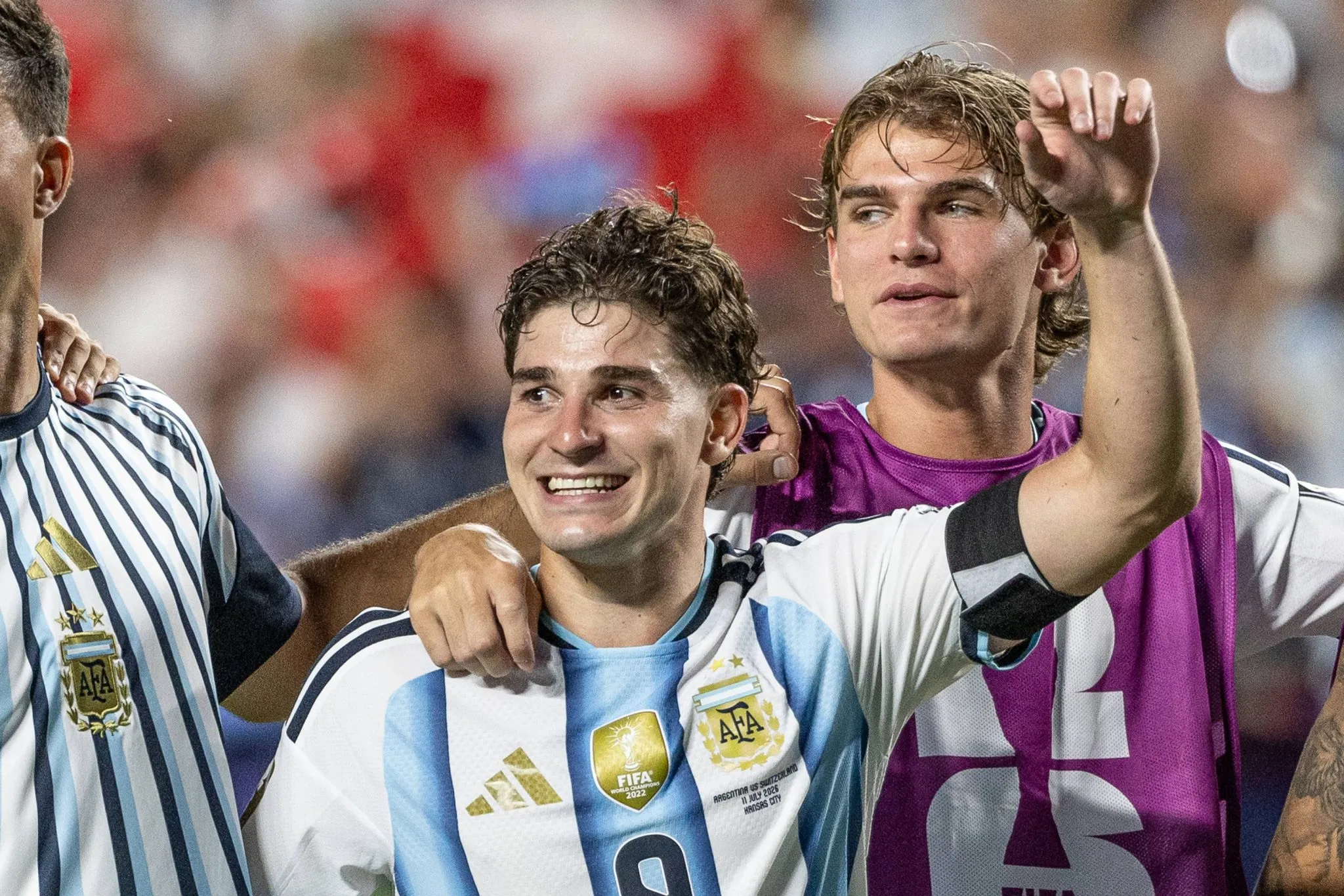 Julian &Aacute;lvarez pela sele&ccedil;&atilde;o argentina